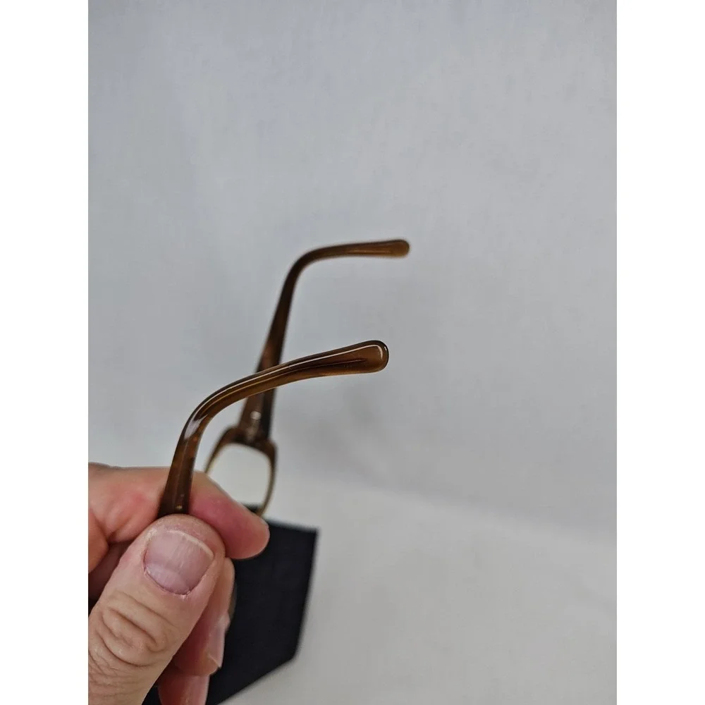 Fendi‎ Vintage Eyeglasses F716R Brown Tortoise Gold 200 140 Frame Women's